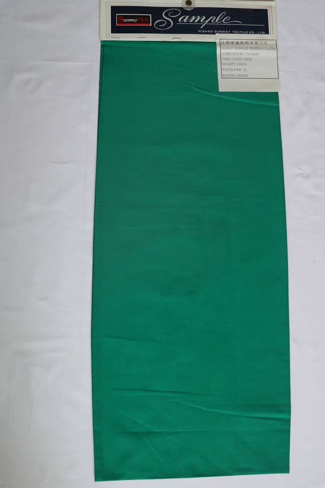 60%cotton 40%poly 165gsm Twill Dyed