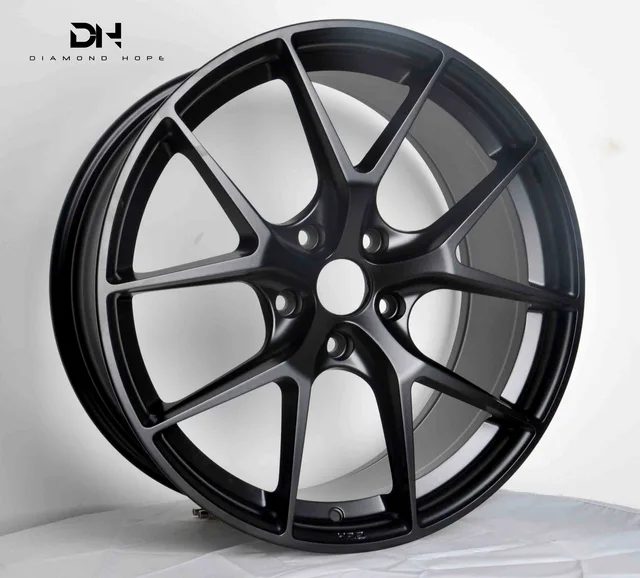 18 inch gloss black aluminium alloy wheel car rims