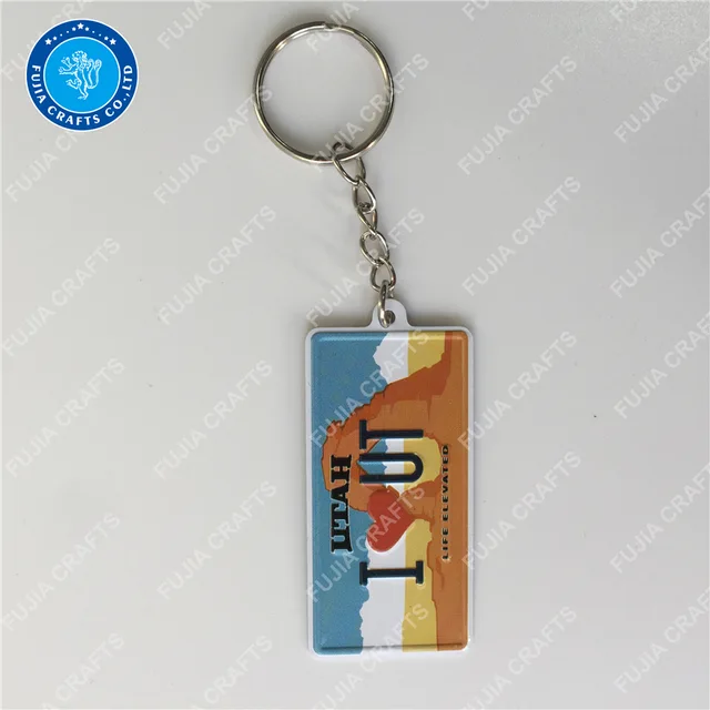 Wholesale Cheap fashion Key ring Holder Custom Logo Metal Key Chain