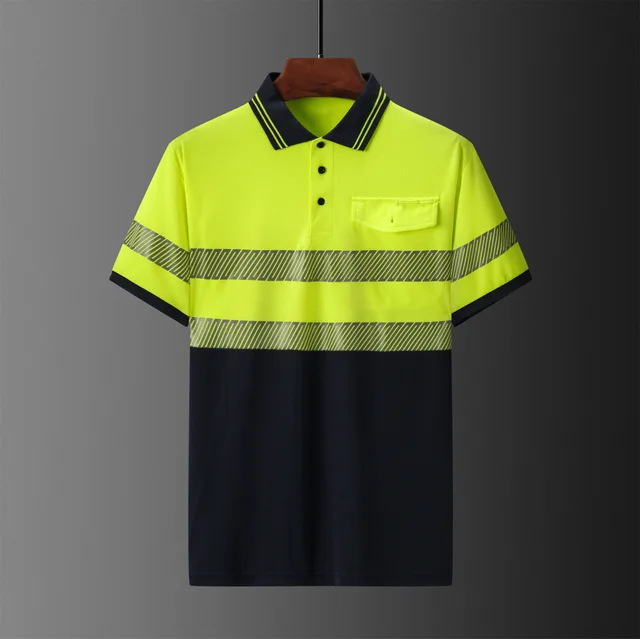 Men's short sleeve HIVIS polo shirt