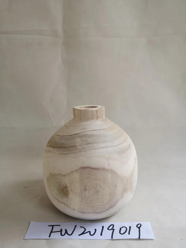 Wooden vase