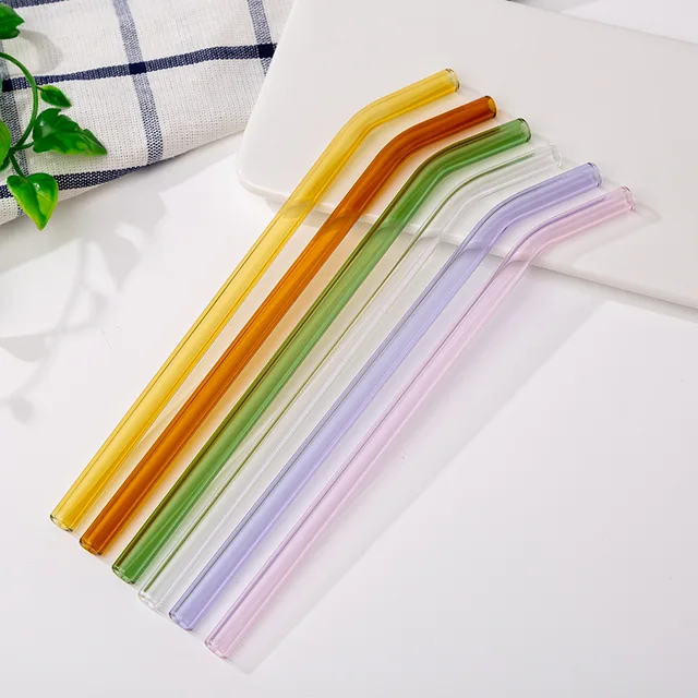 Glass straws