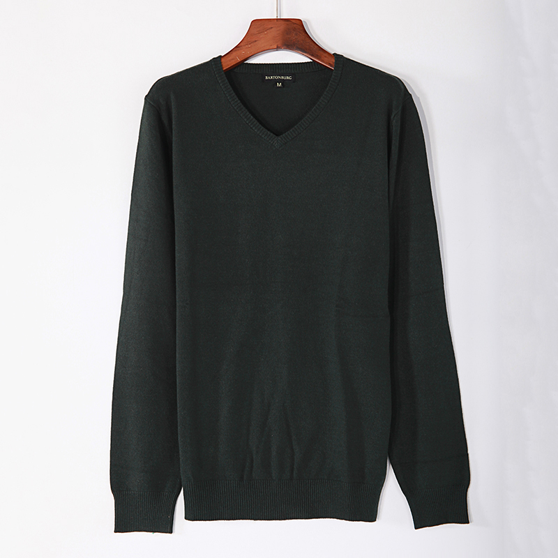 Men V neck knitted pullover