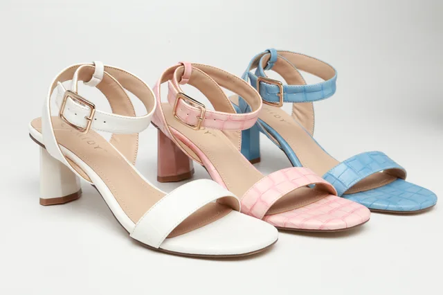 CAMIDYSS2021 Women's sandals straps with chunky heel fashion gladiator PU shoes