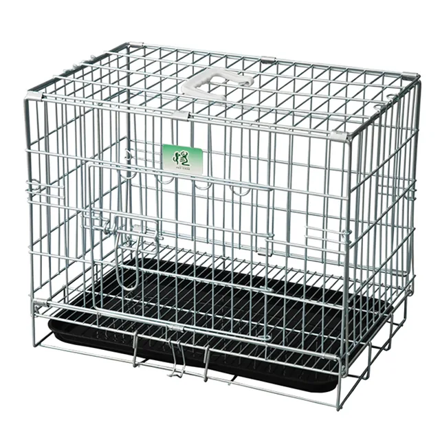 Zinc galvanized dog cage