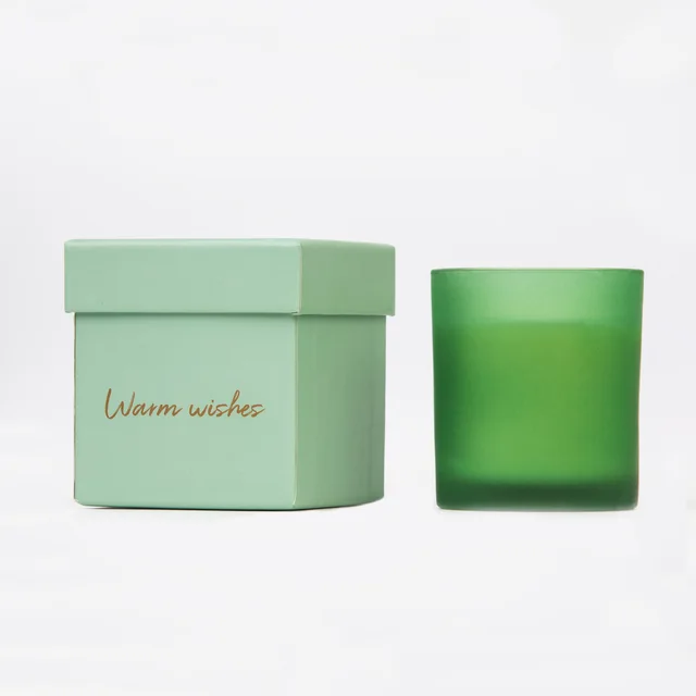 Glass jar candle
