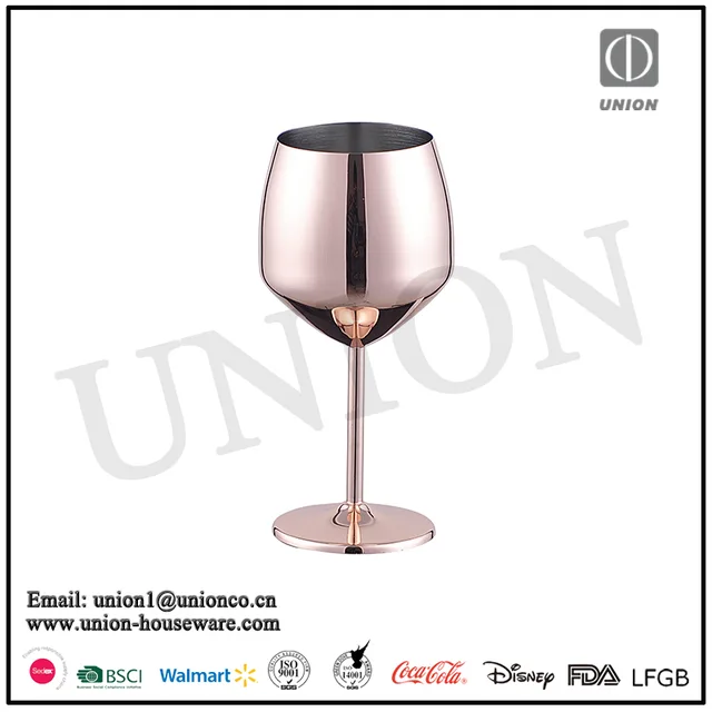 Factory direct sale 304 stainless steel wine glass 304 champagne coupe Martini cup Cocktail mug Champange glass