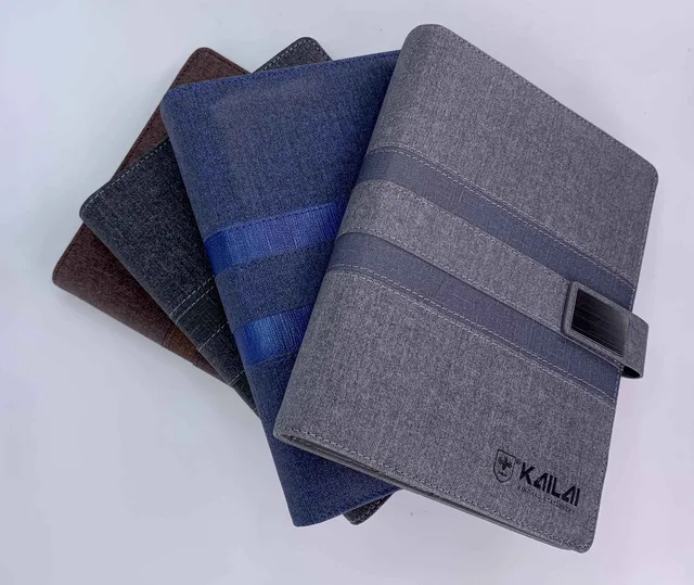 Office stationery classic multifunctional A6+ Organizer pu hard cover binder loose-leaf notebook