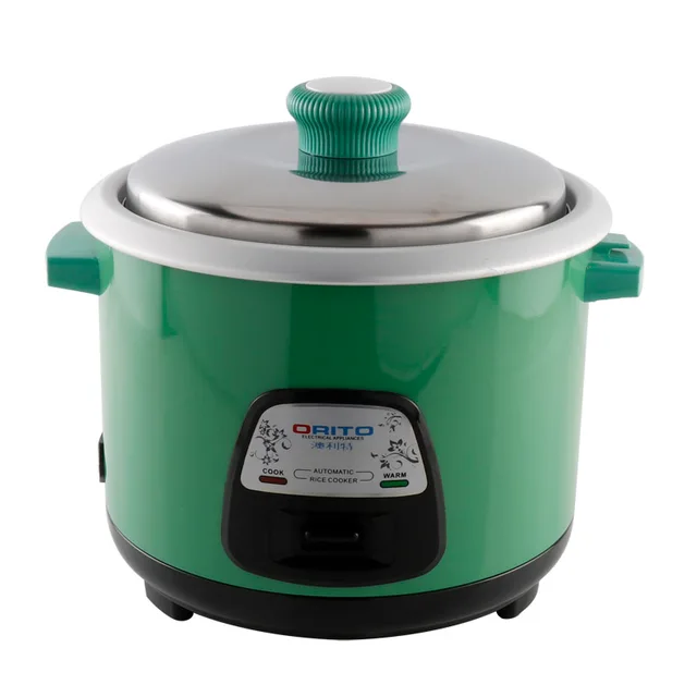Automatic home appliance of China factory best quality electric cylinder rice cooker with stainless steel steamer and pot