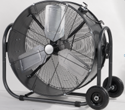 120v 30inch Direct Drive Drum Fan