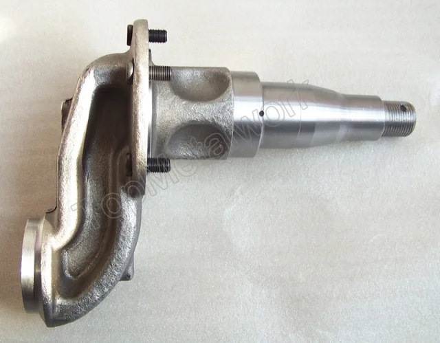 Trailer axle spindle drop spindle