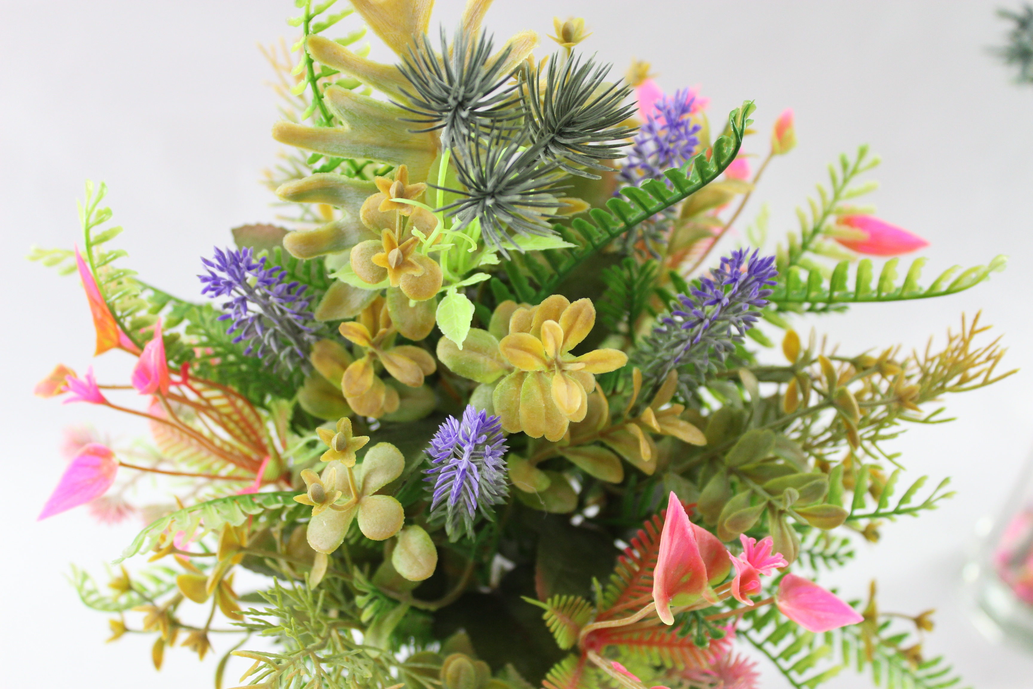 Plastic plant flower