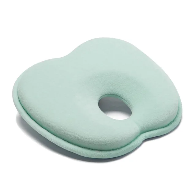 0-2 years baby head shaping memory foam pillow with washable cover