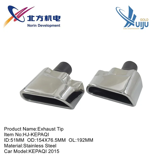 Car Muffler tip, Exhaust pipe, HJ-Captiva