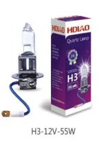 H3 headlight halogen bulbs