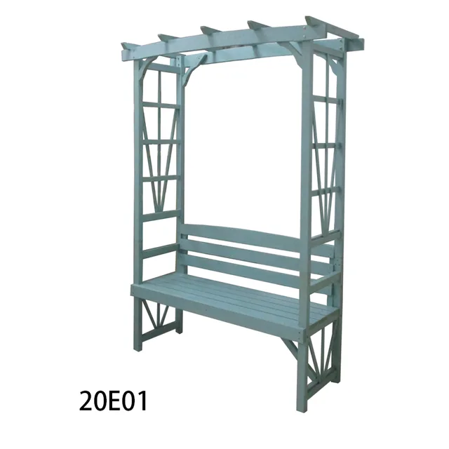 Bench with lattice
