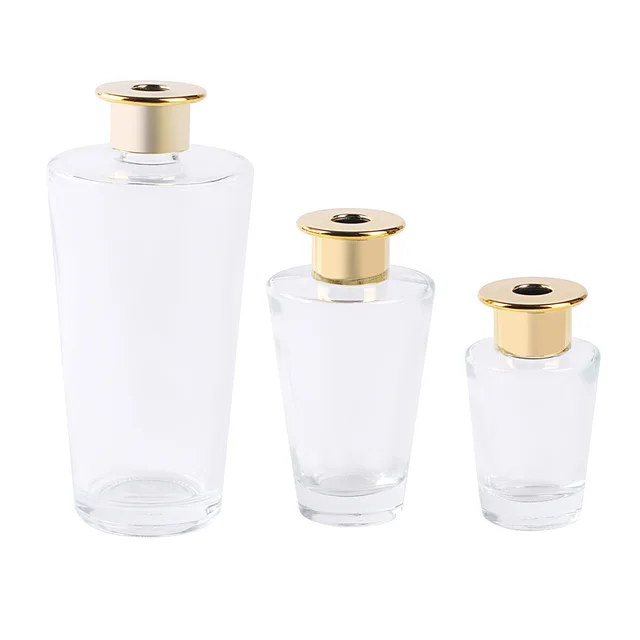450ml 200ml 80ml clear empty glass reed diffuser glass bottle