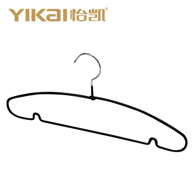Hot selling wholesale PVC nonslip metal shirt hanger