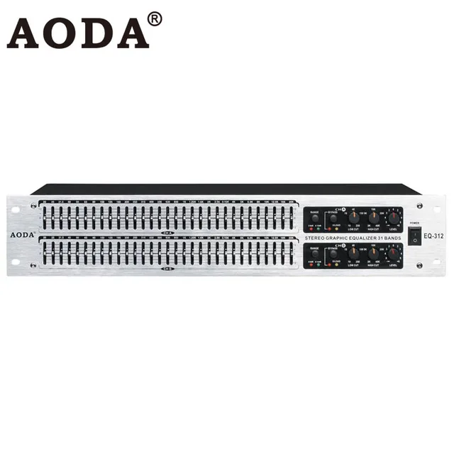 EQ-312 Professional Stereo 31 Band Graphic Equalizer