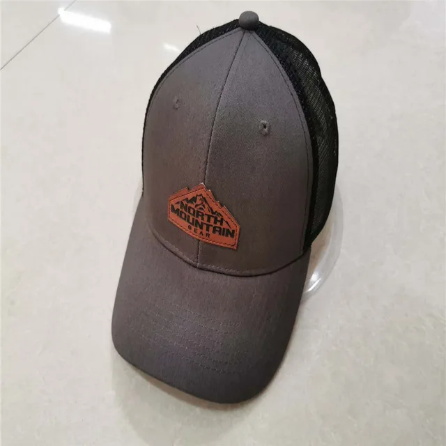 Trucker Cap with embossed leather badge