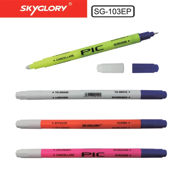 Dual nib Erasable pen