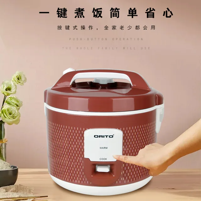 1.8L New design OEM wholesale kitchen appliance Portable electric deluxe cooker of One-key opening multi-function smart rice cooker with steamer