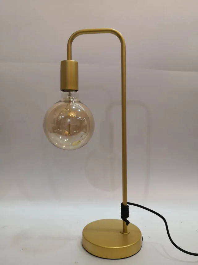 Bent table lamp