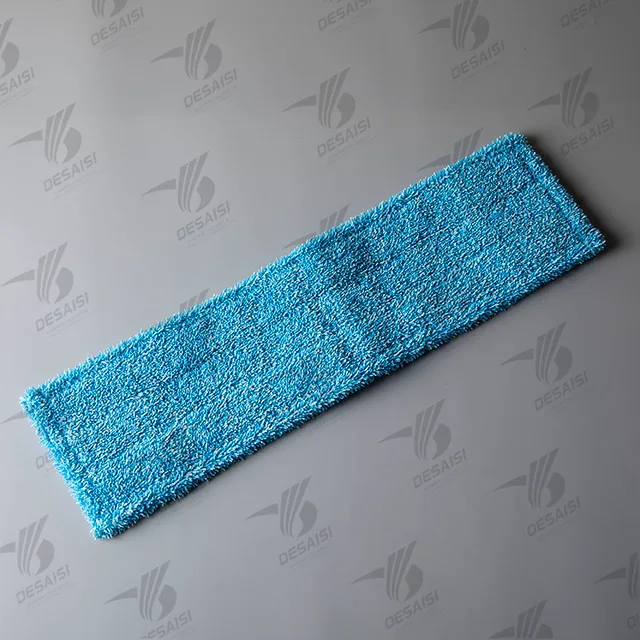 Microfiber wet mop with pocket