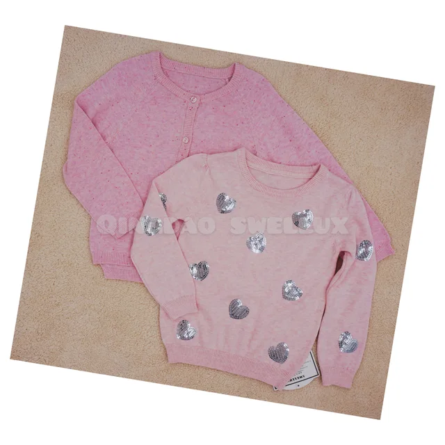 12gg Infant Girl Sweater With Sequins Emb