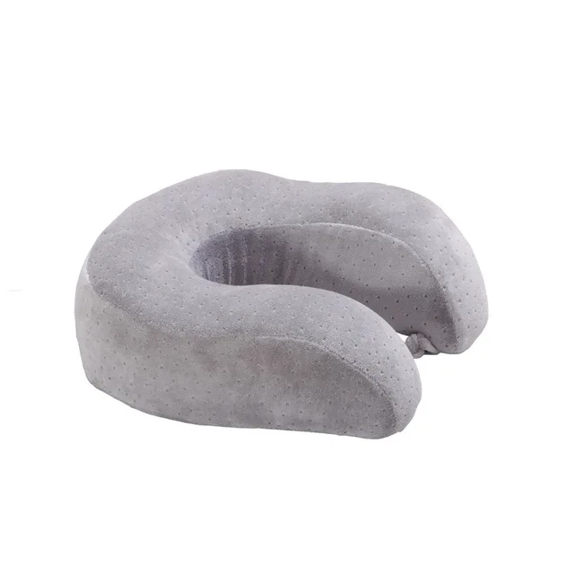 Custom memory foam airplane pillow for head rest