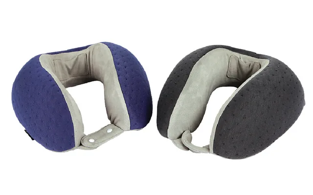 Memory foam travel neck pillow