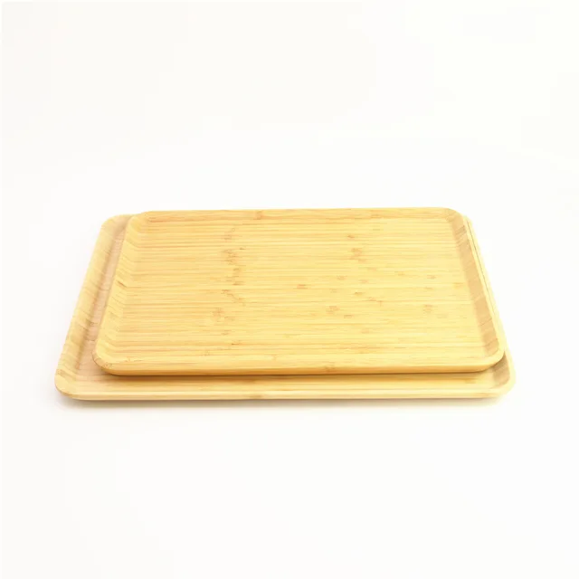 Bamboo fruit tray set