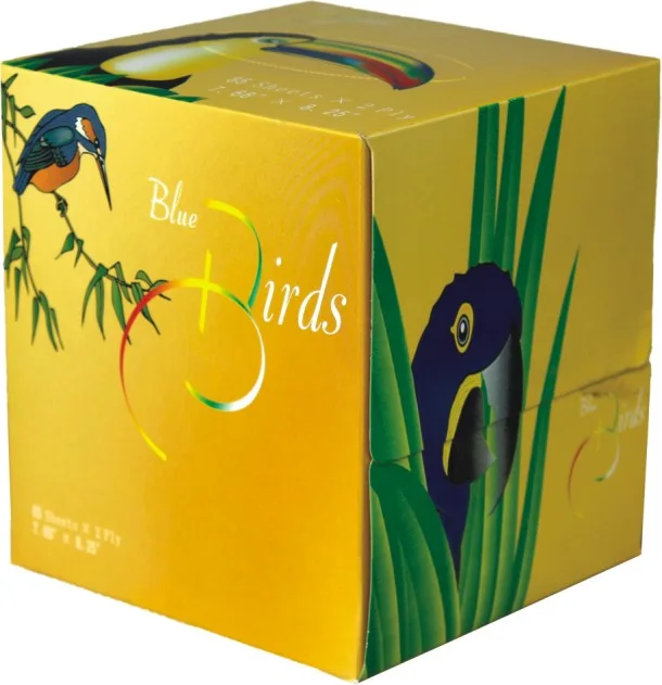 Cube Box Facial Tissue/Bamboo Facial Tissue/Bamboo Cube Box Tissue/Box Tissues/Eco-Friendly Tissue/Eco-Tissue/Biodegradable Tissue