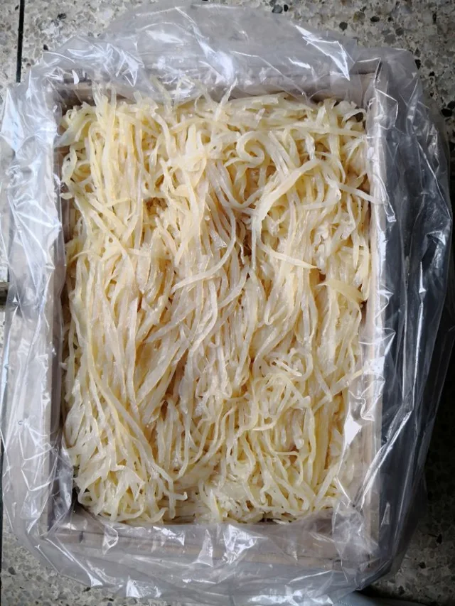 Sliced Salted jellyfish(20kg)