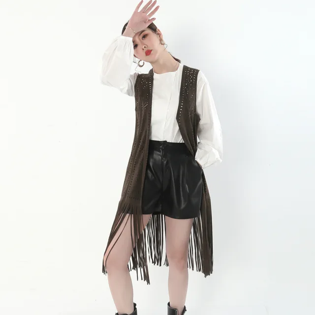 Ladies tassel vest