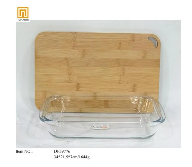 Glass bake plate