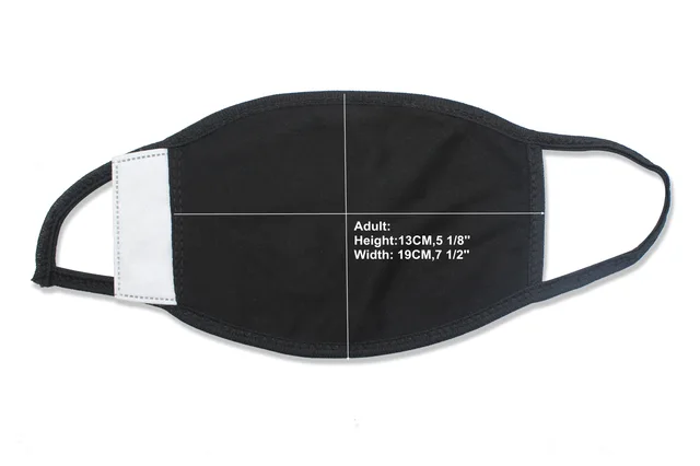 2 layers cotton T-shirt cloth facemask with pocket and filter