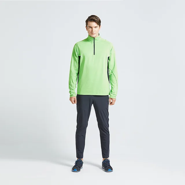 Mens half zipper shirt