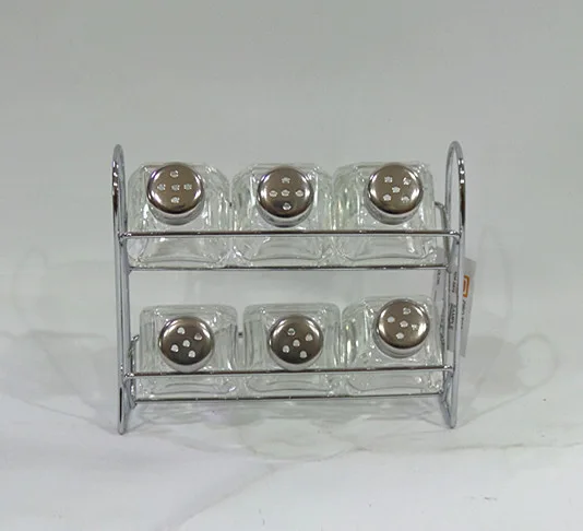 Glass cruet set