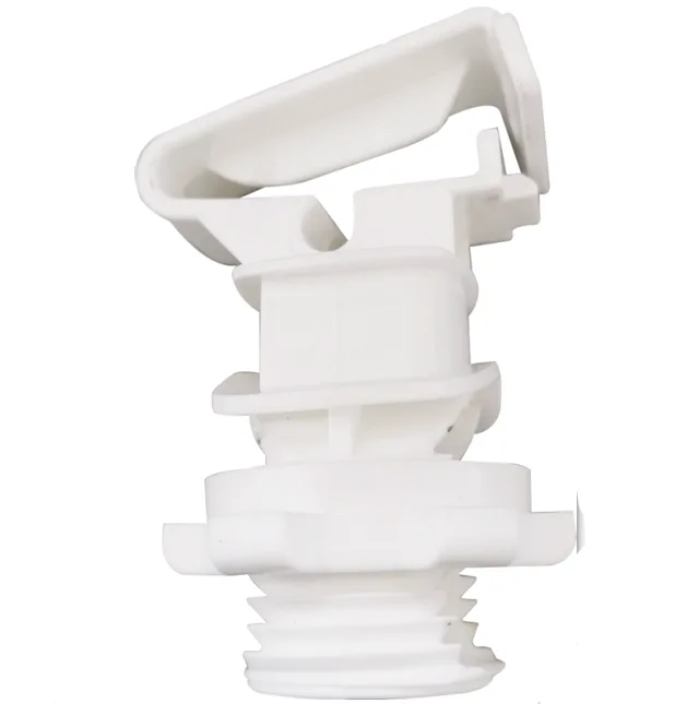 Plastic fence insulator for tape