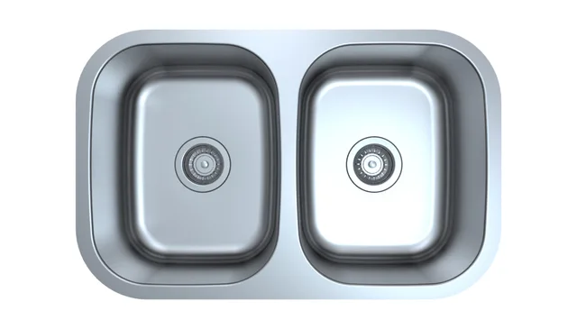 Stainless Steel Undermount 50/50 Spacesaver Sink