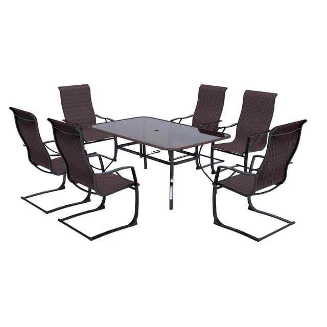 Wicker patio set