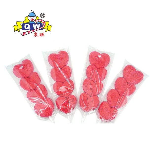 60g heart marshmallow lollipop