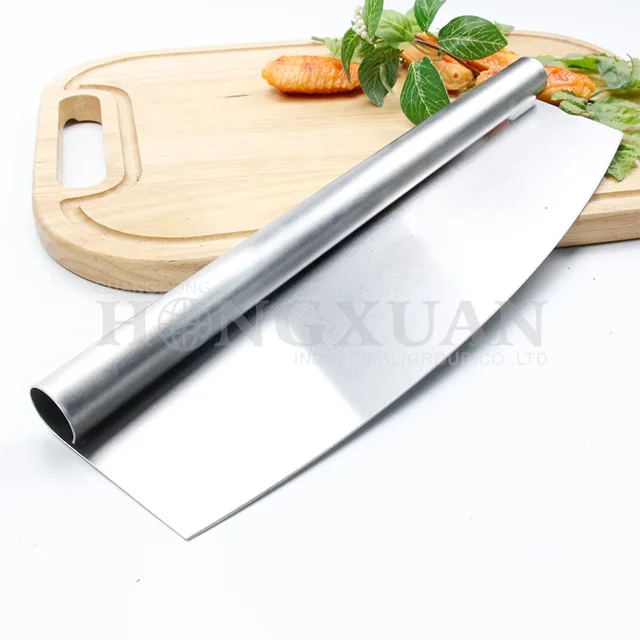 Stainless steel pizza cutter