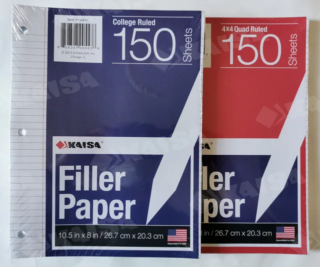 Filler paper