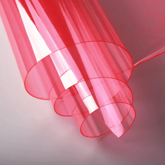 PVC film with color