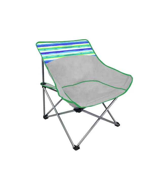 Low back folding chair