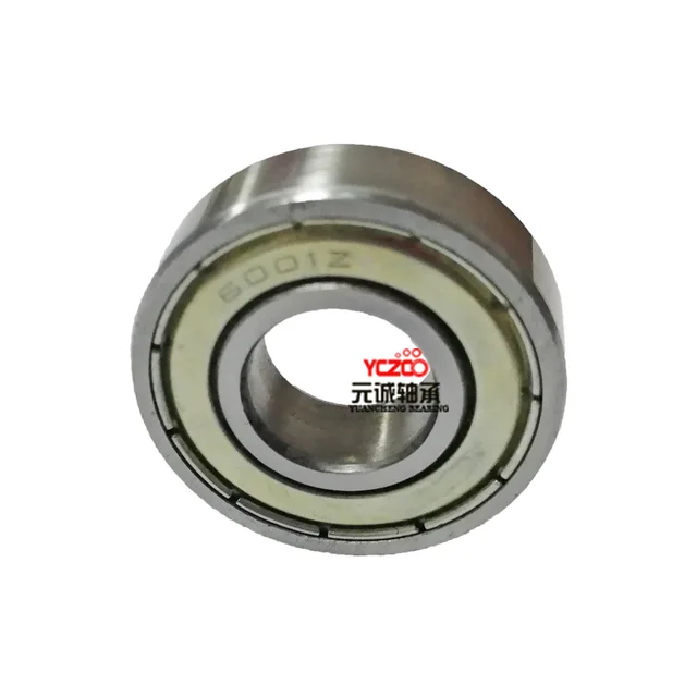 Carbon steel standard Bearing 6001zz