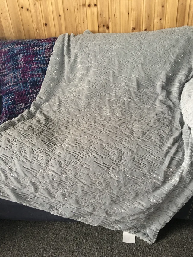 Embroider PV fleece blanket