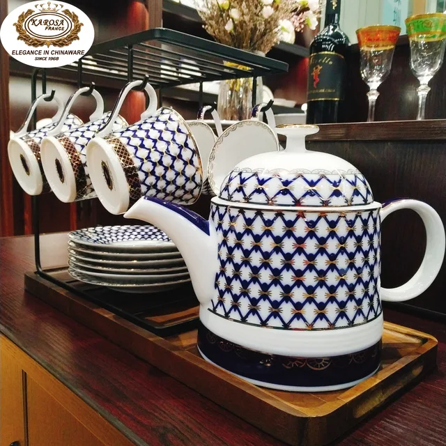 Porcelain tea set